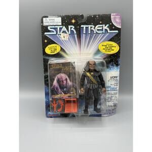 Governor Worf Star Trek TNG 1995 Playmates Action Figure With Skybox Card
